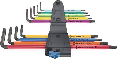 WERA 967 TX XL Torx Haltefunktion Laser Lang L-Schlüssel Set