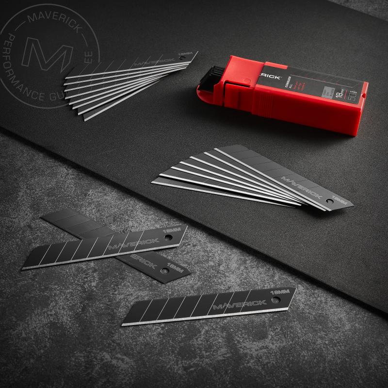 Maverick Snap-Off Blades 18mm 50 Pack